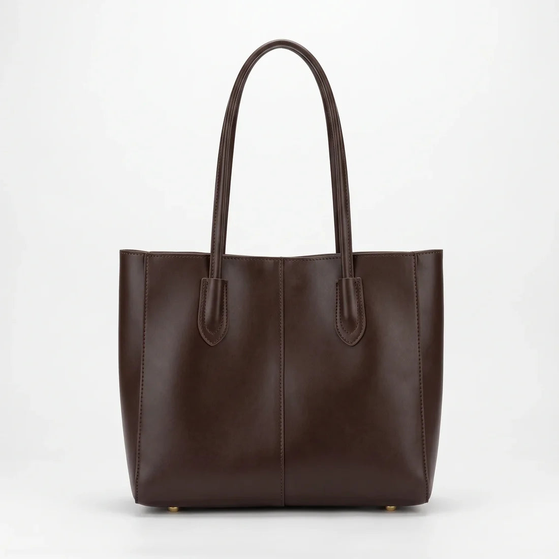 Women's Vintage PU Tote Bag – Large Capacity Shoulder Handbag