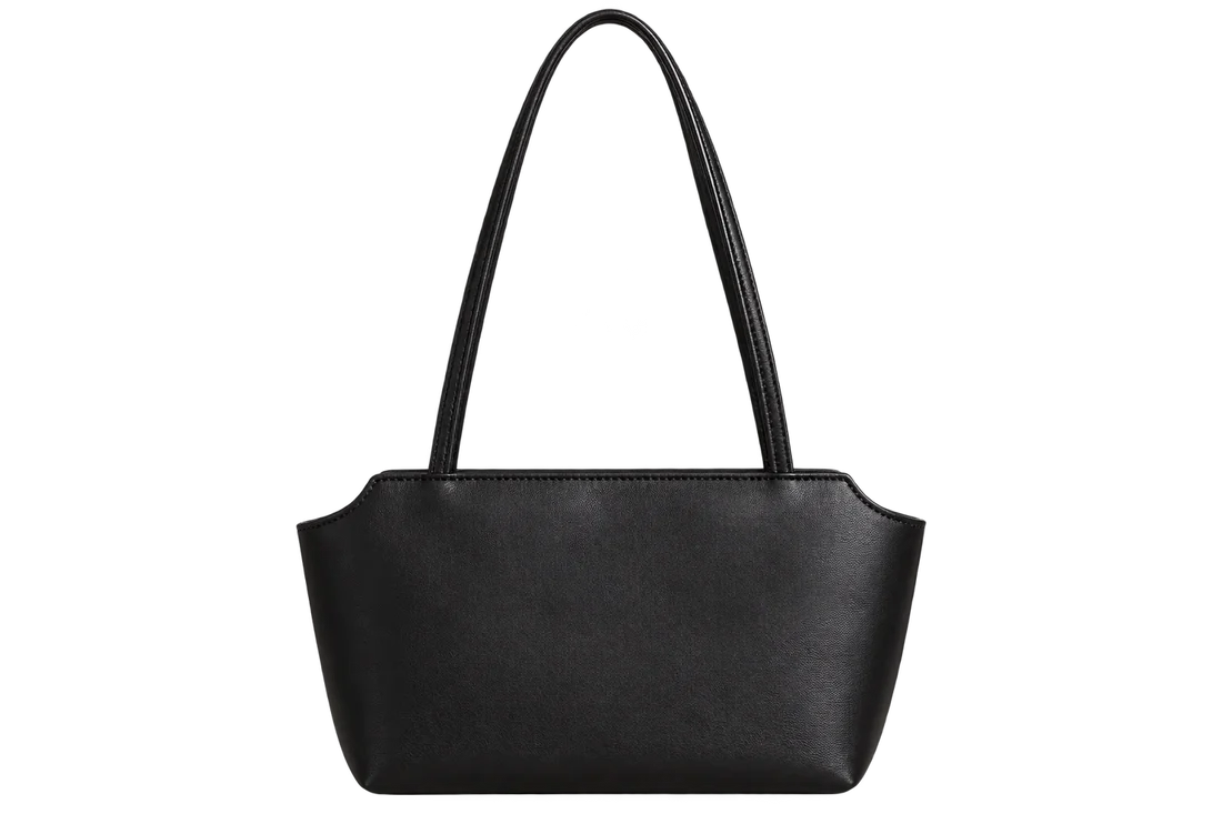 Women’s Genuine Leather Top-Handle Shoulder Bag – Elegant Lambskin Lined Handbag