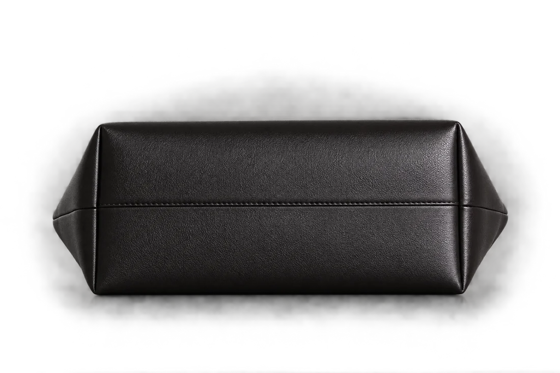 Women’s Genuine Leather Top-Handle Shoulder Bag – Elegant Lambskin Lined Handbag